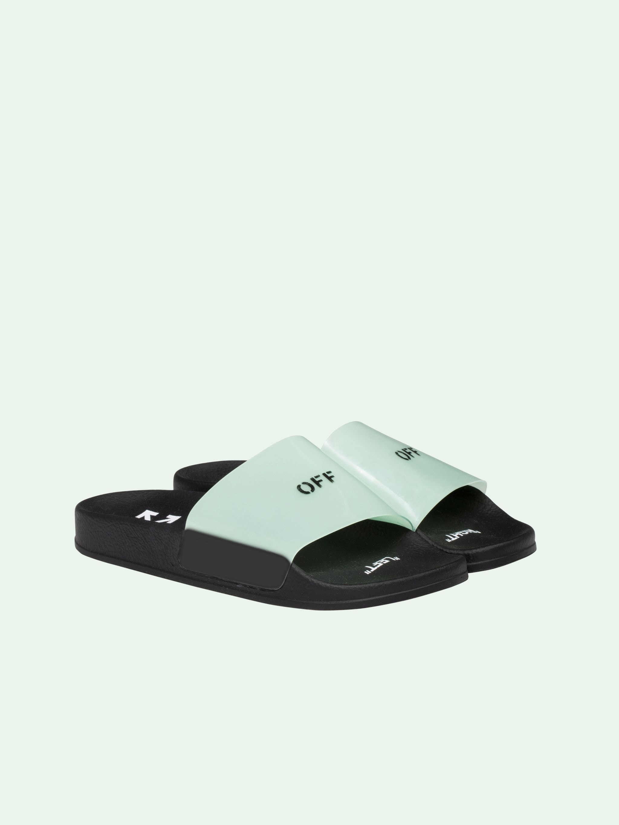 black off white sliders