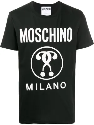 Moschino تيشيرت برقبة دائرية وشعار الماركة