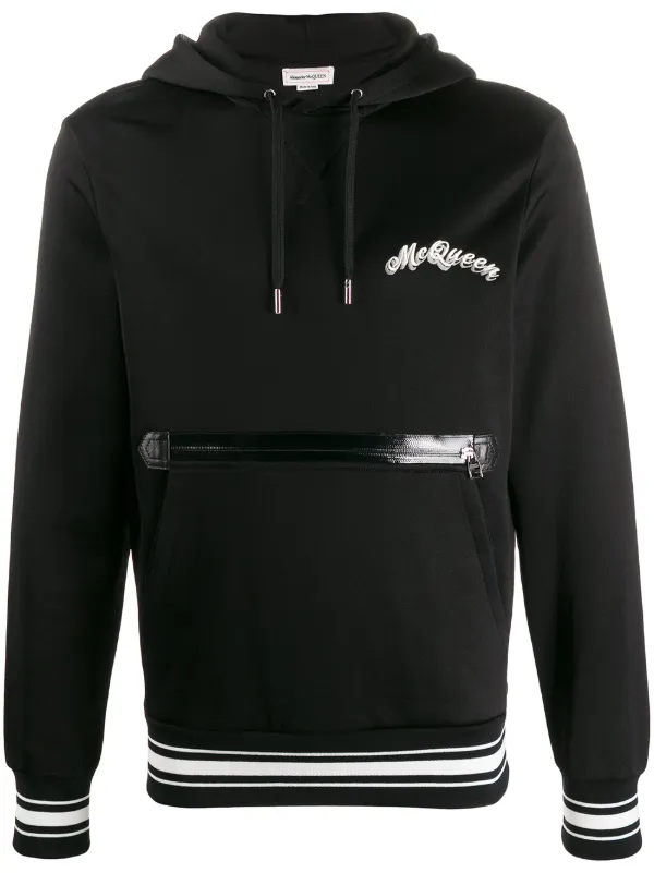 alexander mcqueen hoodie black