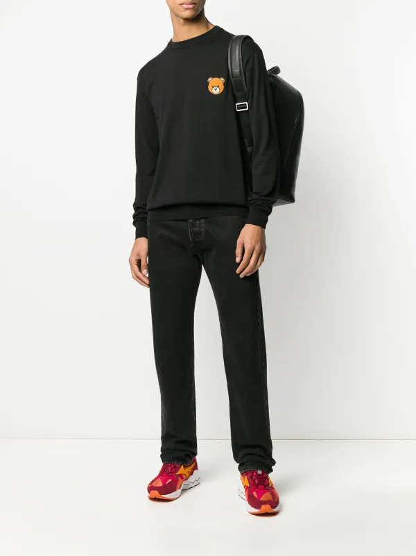 moschino crew neck jumper