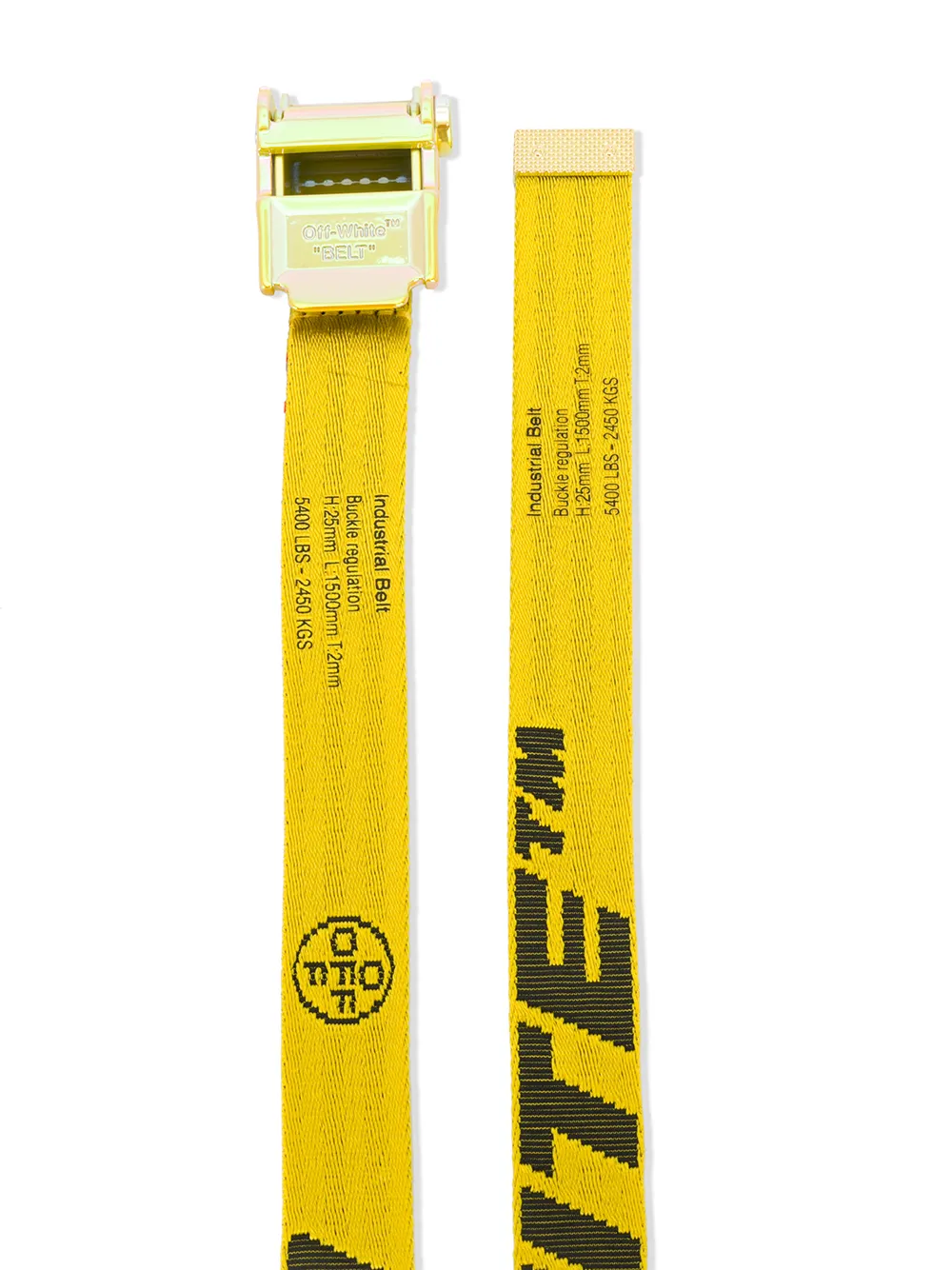 Off-White Cargo riem - Geel