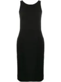 Givenchy graphic neck dress - Black