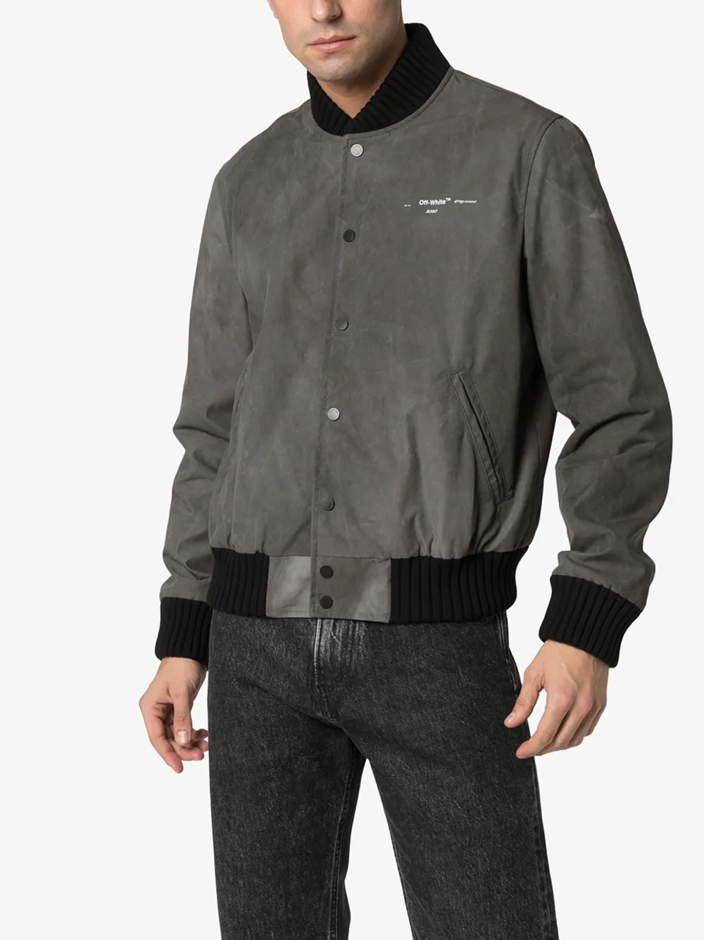 OFF-WHITE OFF-WHITE AIRPORT VARSITY JACKET,OMEA208S20H90003108814749289