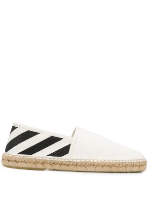 Men's Off-White Espadrilles – Sliders 