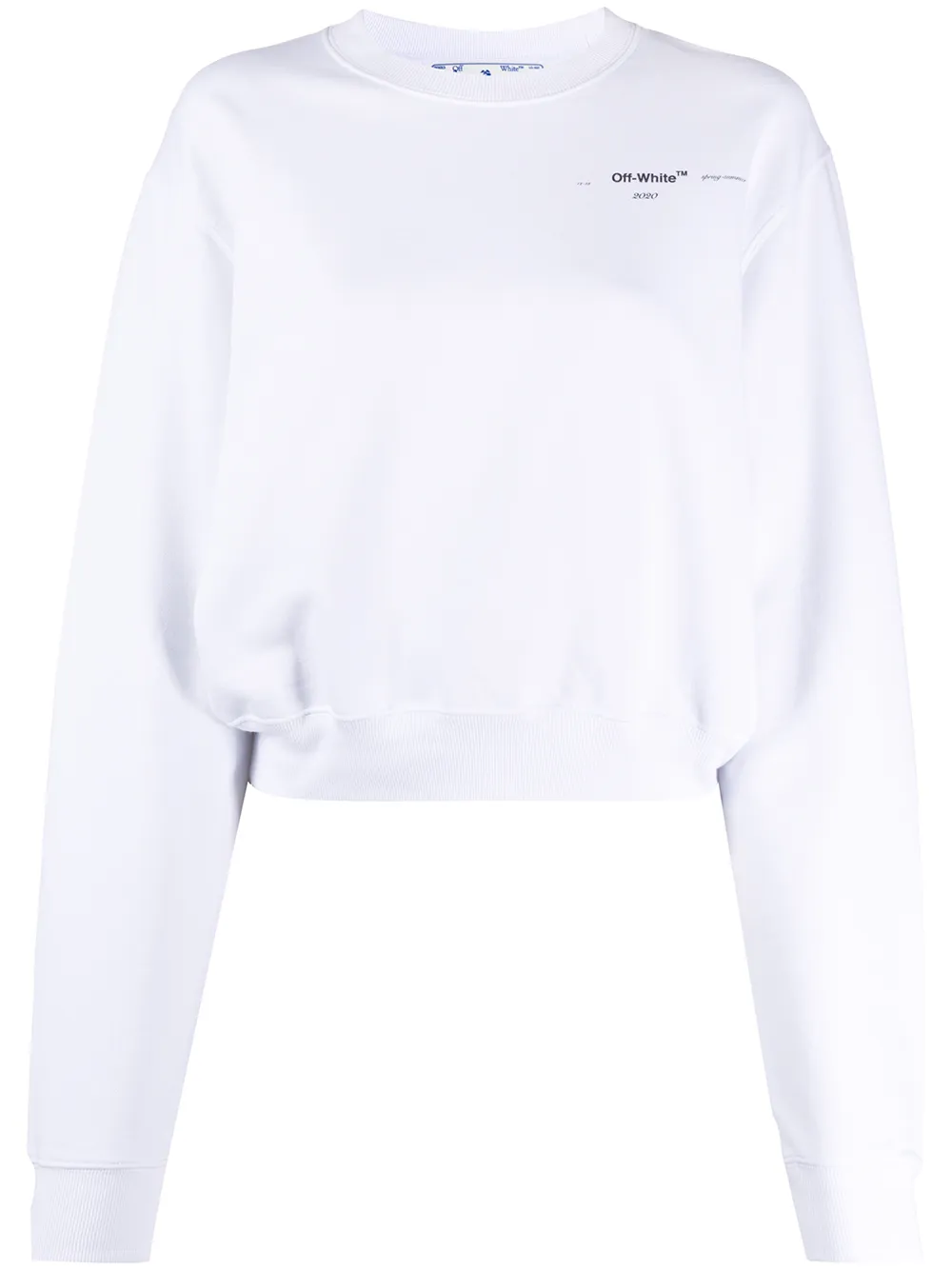 OFF-WHITE METEOR PALETTE CROPPED SWEATSHIRT