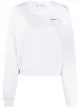 الصورة 1 من Off-White سويت شيرت قصير بطبعة وأسهم