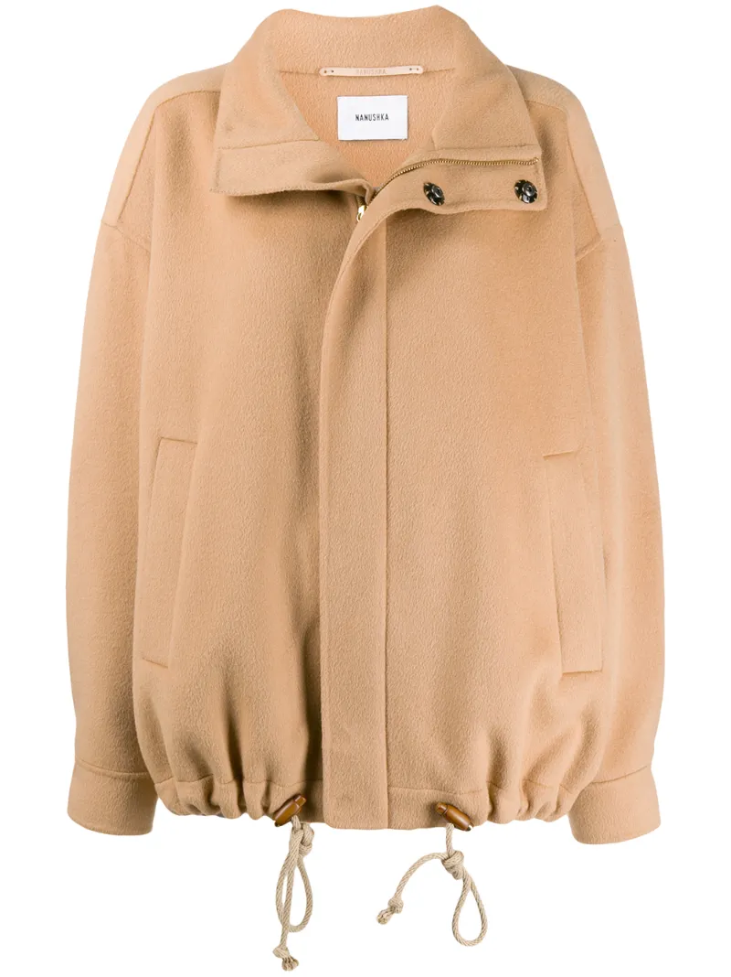 Nanushka Hayden Double Blend Jacket In 