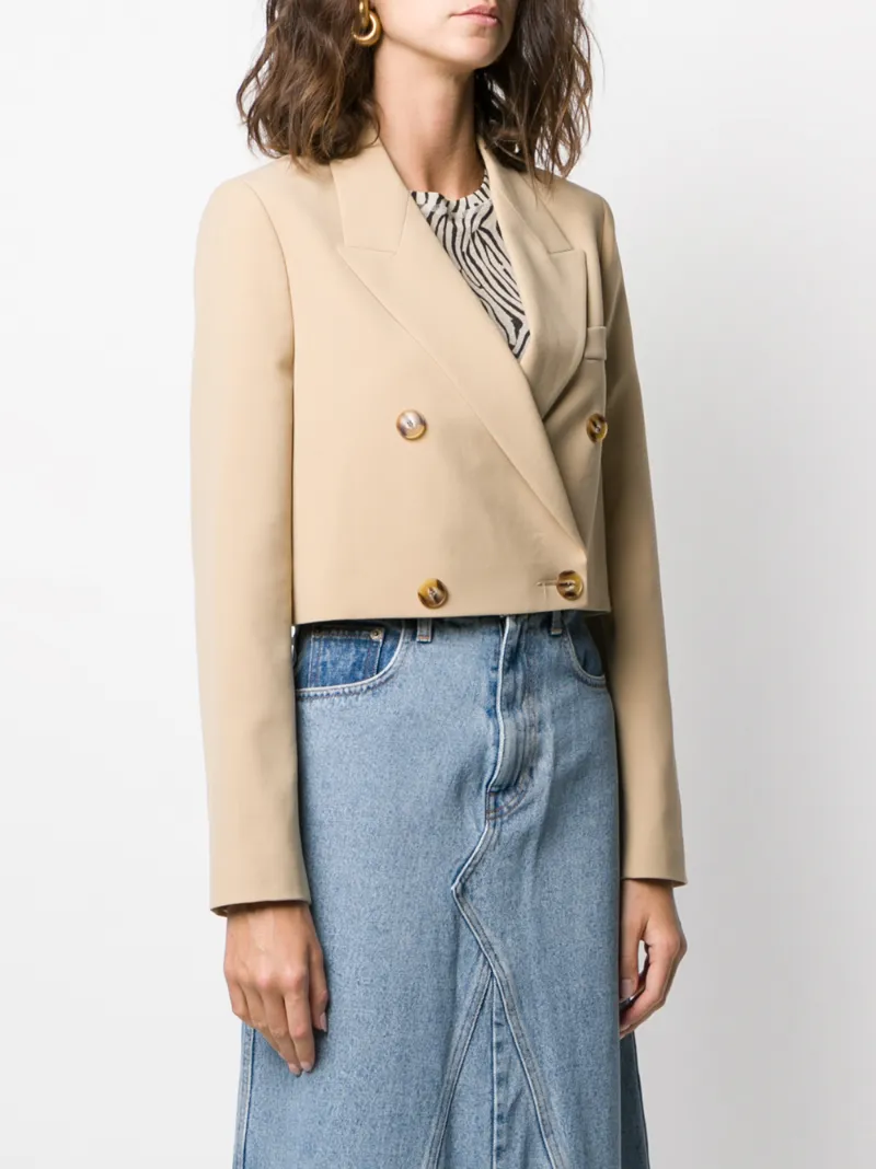 NANUSHKA MOSCOT CROPPED BLAZER