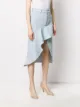 Off-White asymetrical denim skirt
