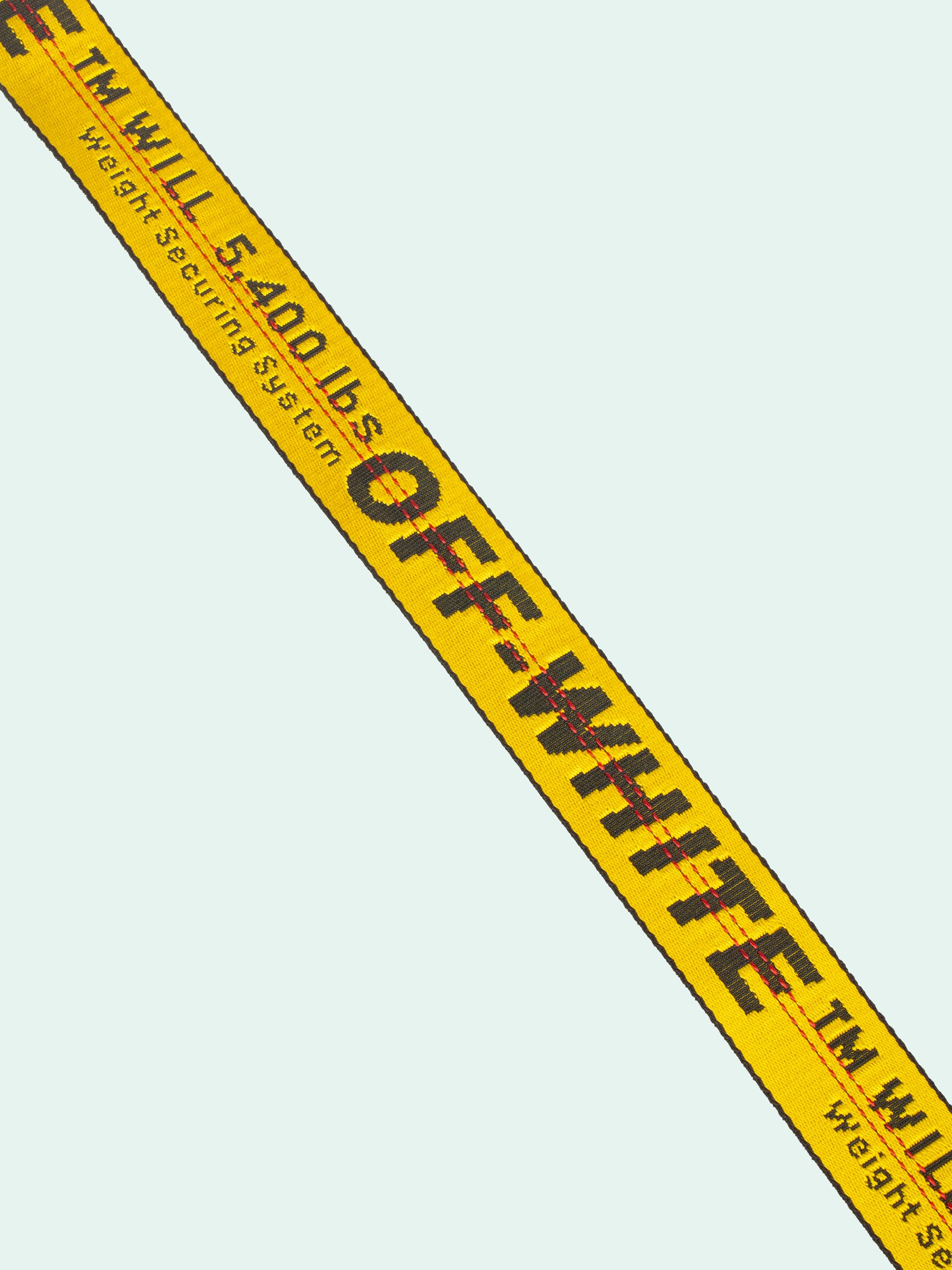 off white logo belt