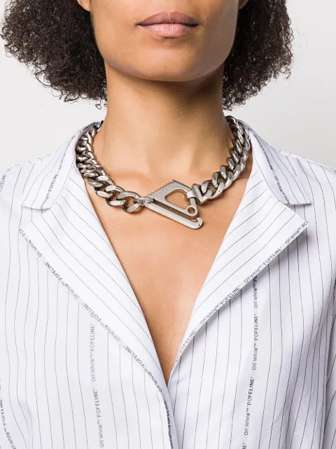 Off-White Mecanic Pendant Link Chain 