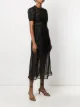 Self-Portrait Midikleid mit Spitzenbesatz
