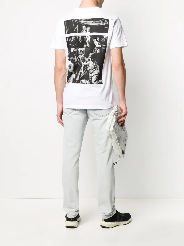 off white caravaggio t shirt white