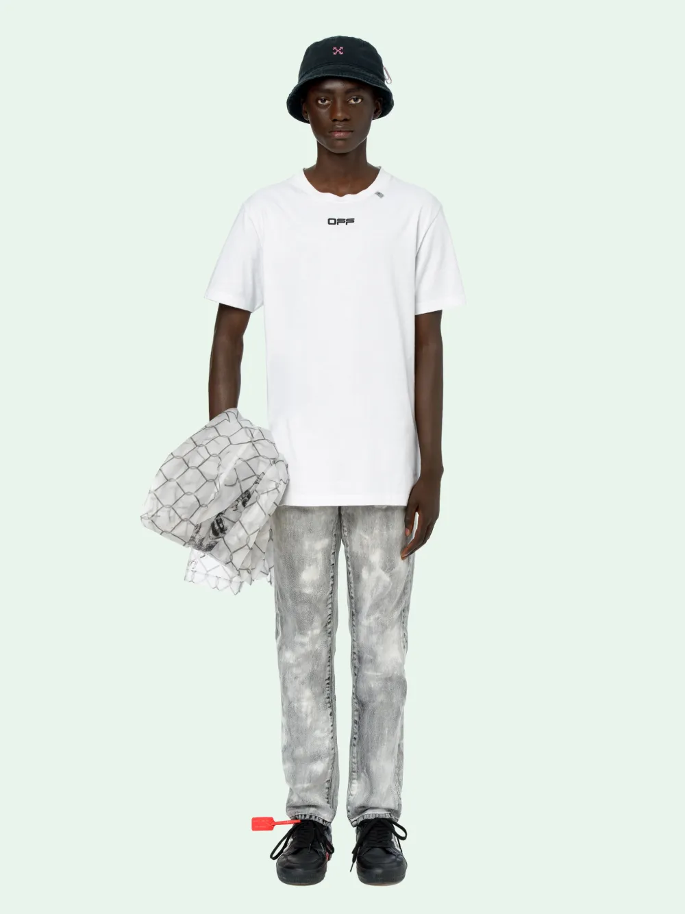 off white caravaggio square t shirt