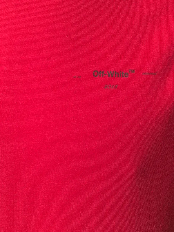off white red arrow tee