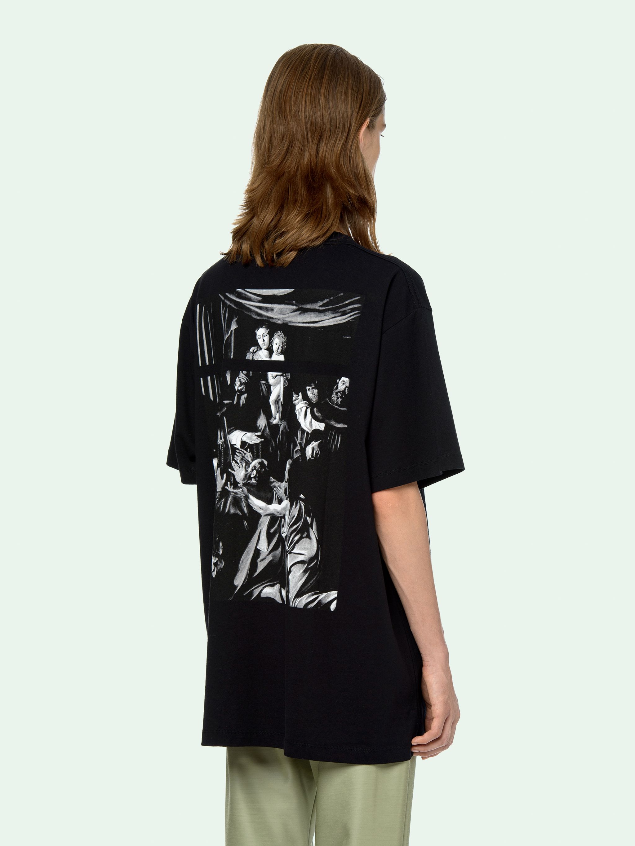 off white caravaggio square tee