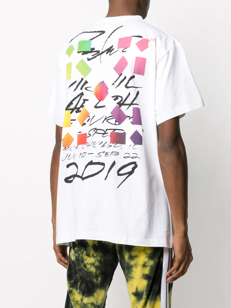 OFF-WHITE T-SHIRT MIT "FUTURA ALIEN"-PRINT