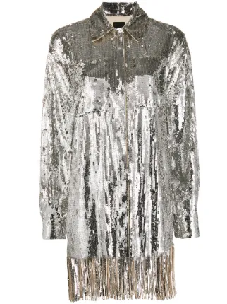 PINKO Sequin Embroidered Shirt - Farfetch