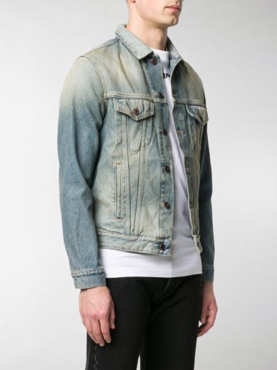 off white airport tape denim jacket