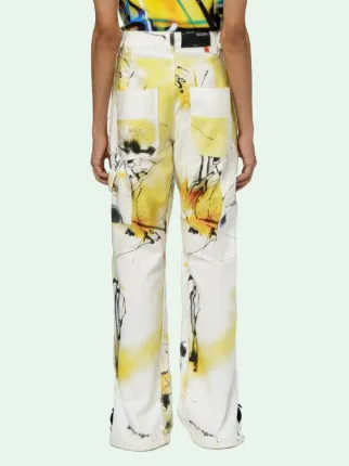 Off-White Futura Abstract Carpenter Trousers - Farfetch