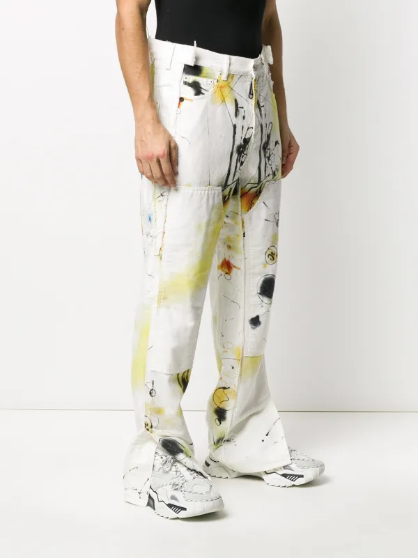 Off-White Futura Abstract Carpenter Trousers - Farfetch