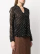 Pinko polka-dot print shirt