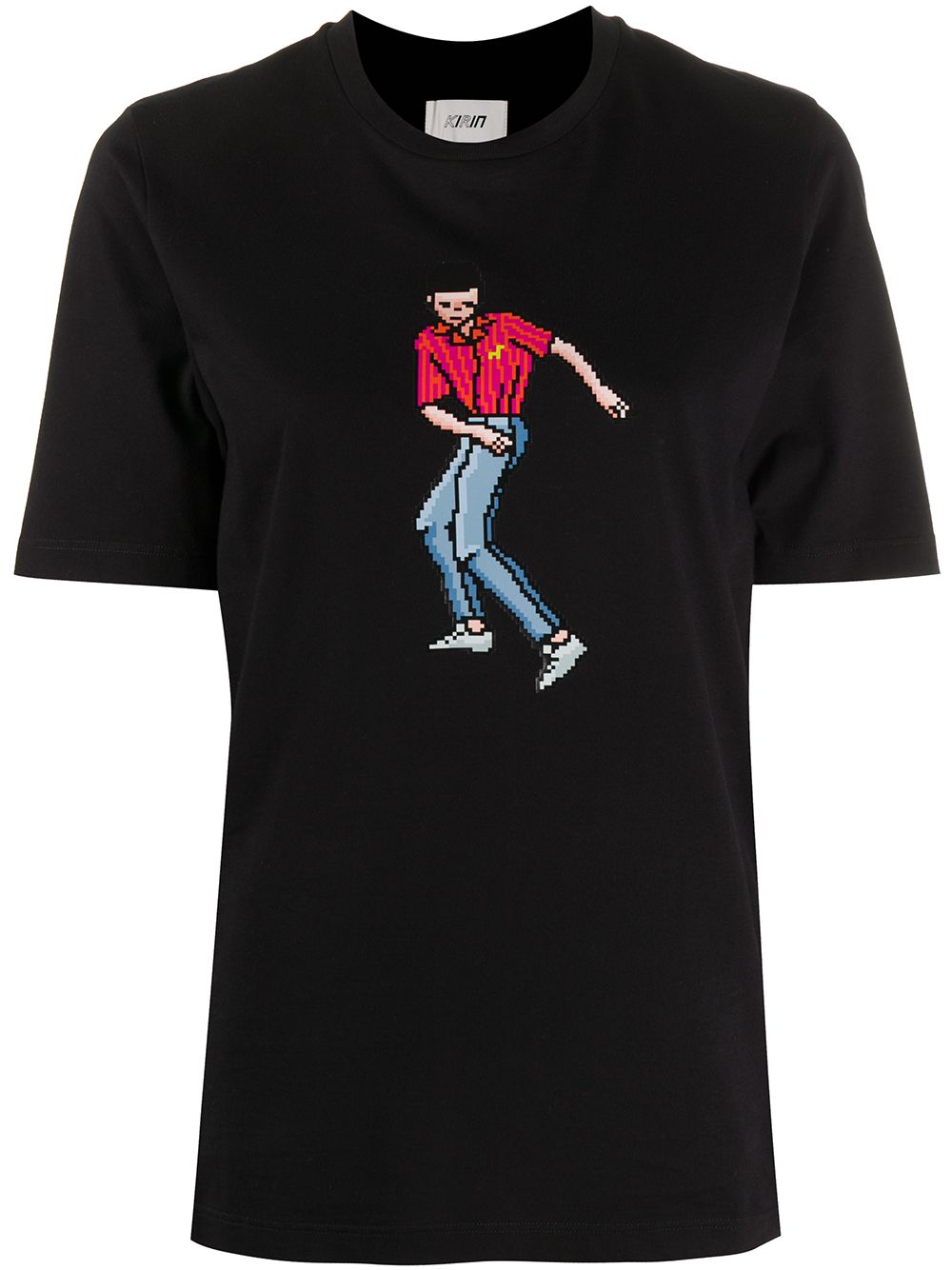 фото Kirin dancer jersey basic t-shirt black red