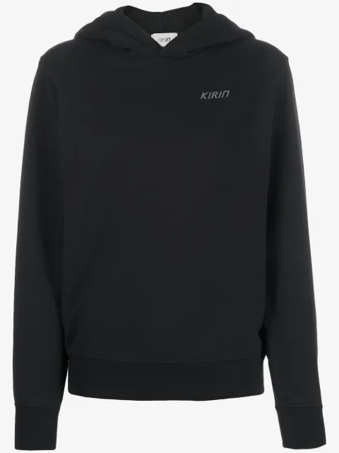 Kirin sudadera con capucha y logo estampado en la espalda