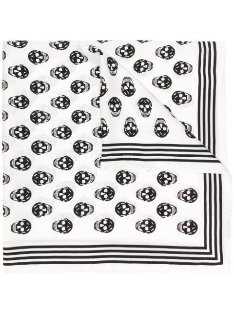 Alexander McQueen skull print scarf