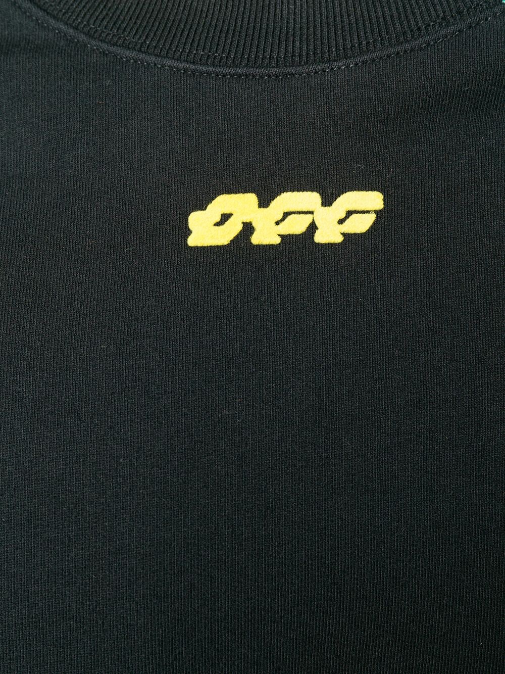 Off-White Disrupted Font Crew Neck Sweatshirt - Farfetch