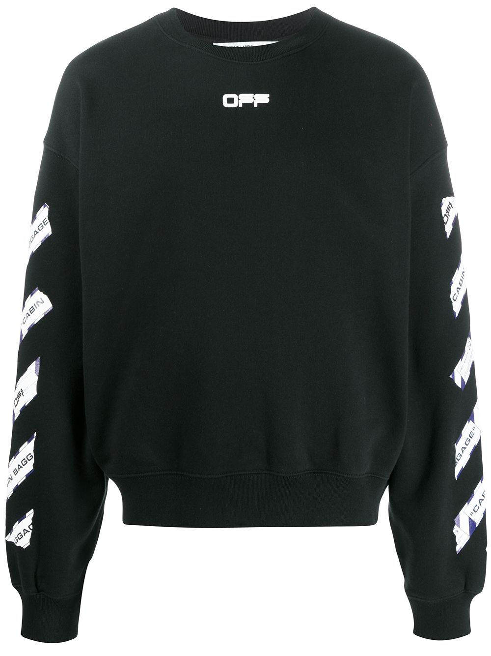 Off white deals airport tape sweatshirt