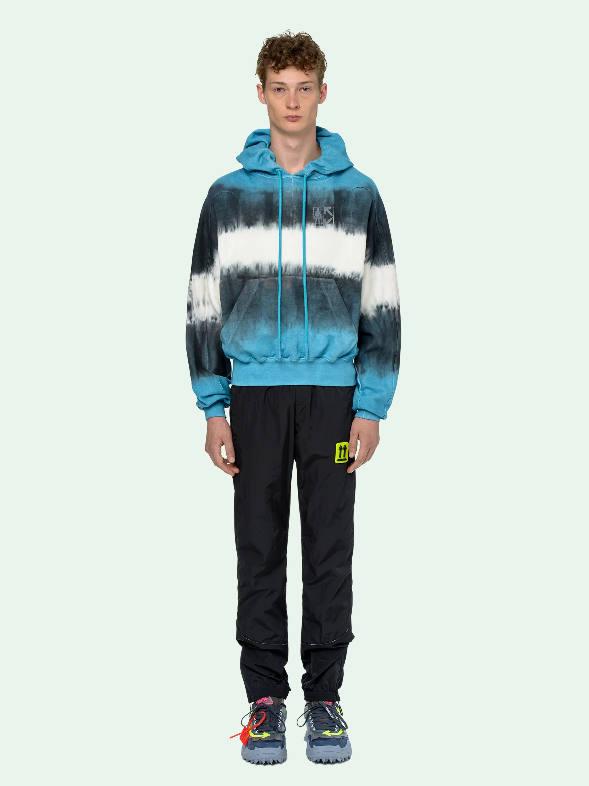 ARROWS TIE DYE HOODIE SWEATSHIRT | Off 