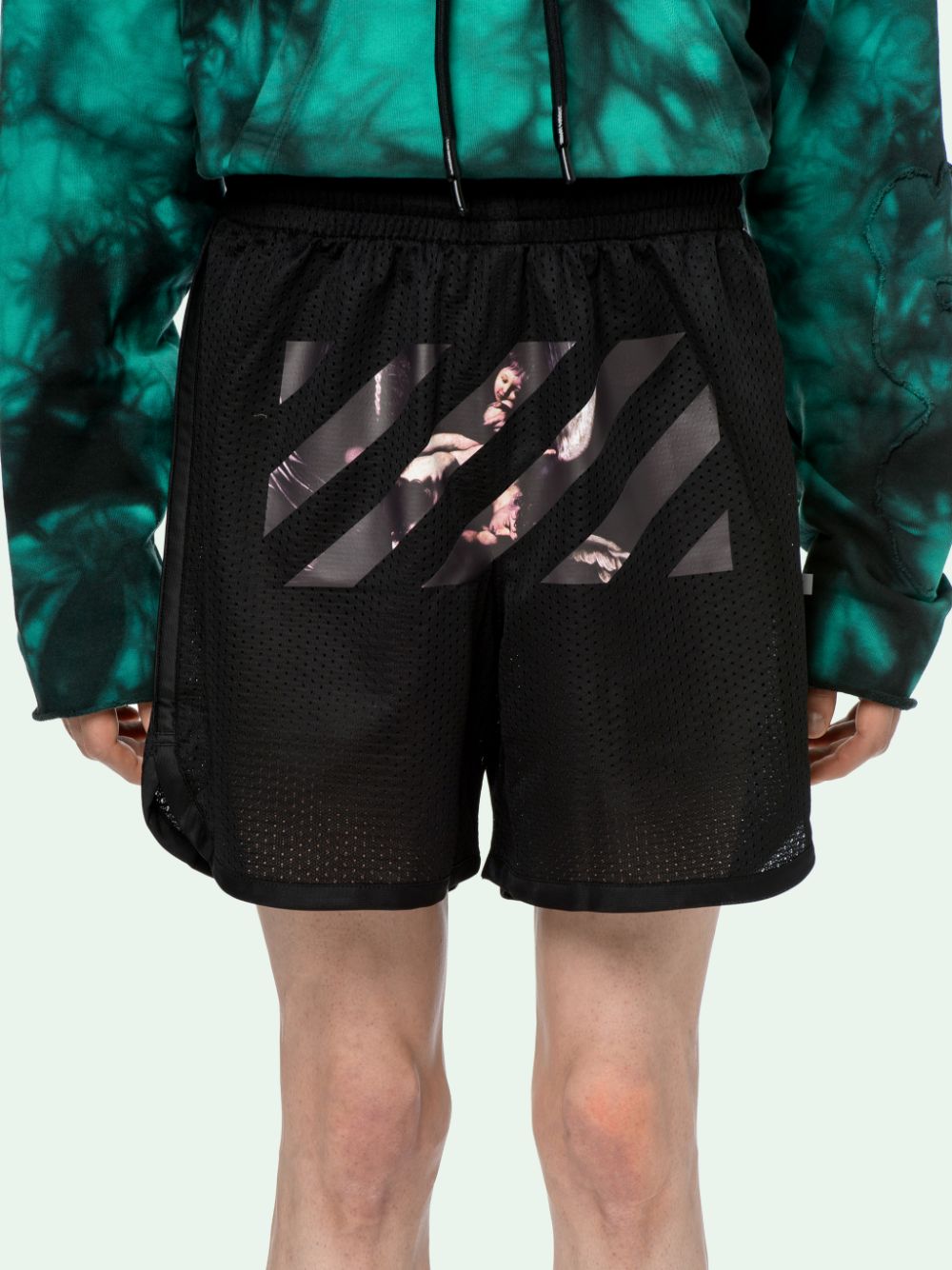 Caravaggio Arrows Mesh Shorts Off White™ Official Site