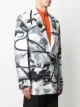Off-White Futura spray print blazer