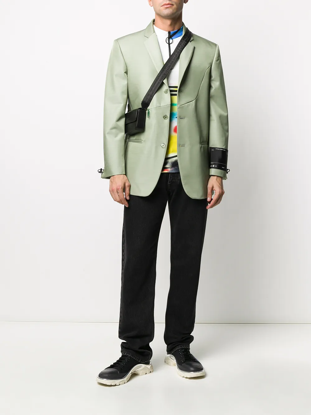 Off-White Blazer - Groen