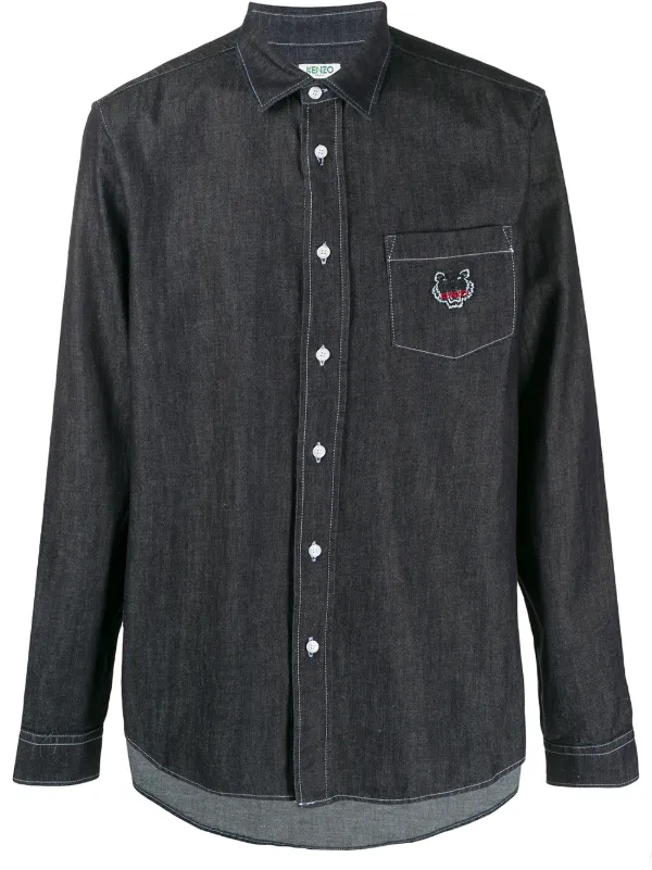 kenzo denim shirt