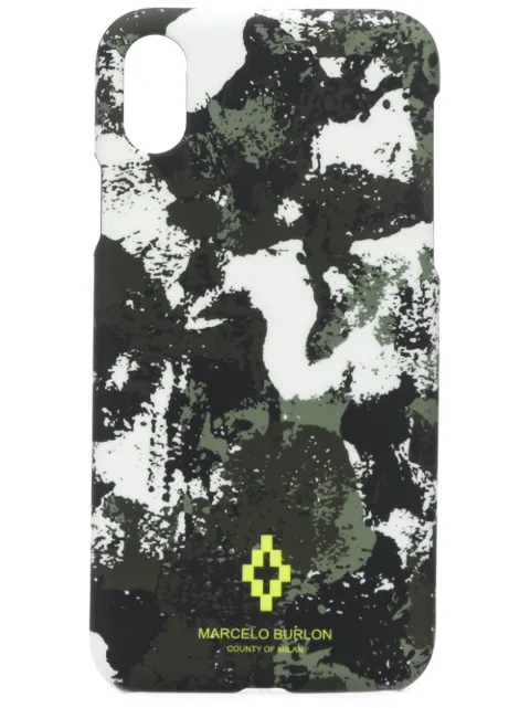 COUNTY OF MILAN Cross Camo iPhone XS case