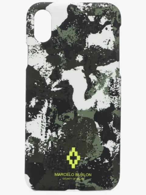COUNTY OF MILAN Cross Camo iPhone XS case