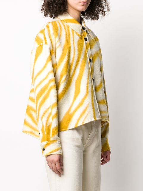 zebra overshirt