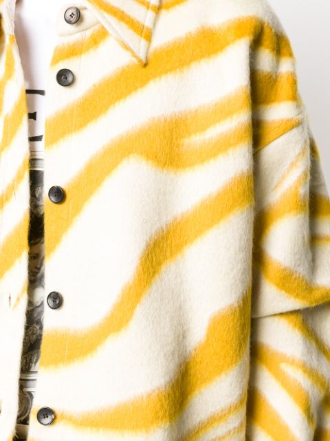 zebra overshirt