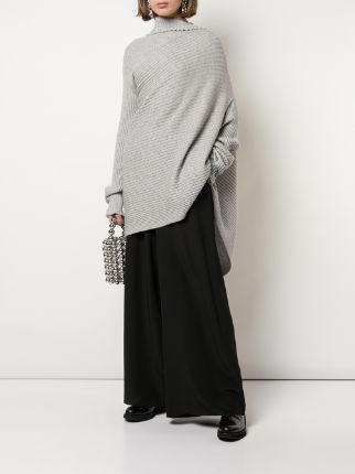 oversized asymmetric jumper展示图