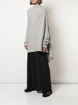 oversized asymmetric jumper展示图