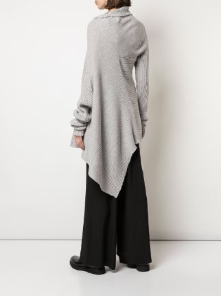 oversized asymmetric jumper展示图