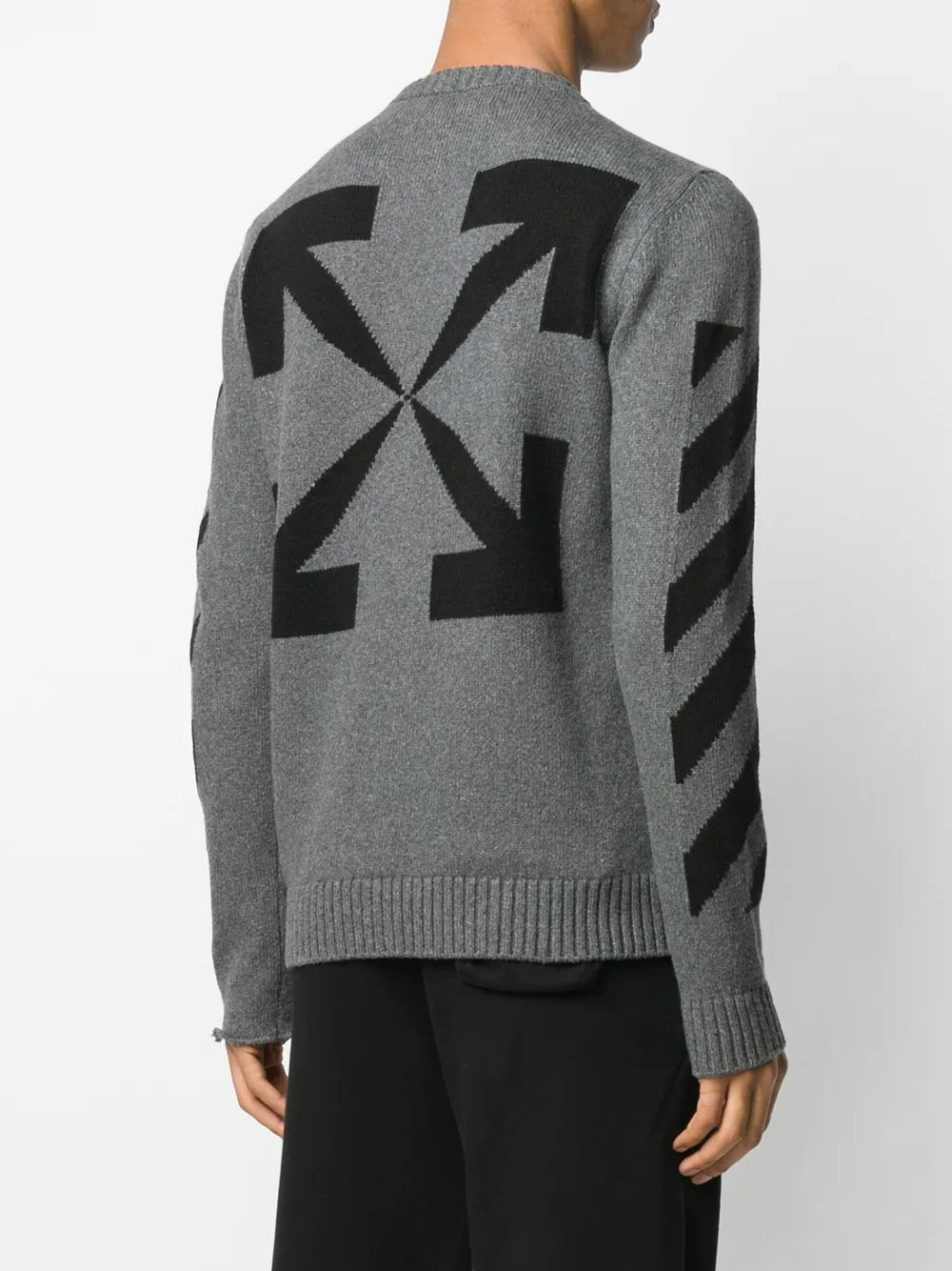 Off-White Gebreide trui Grijs