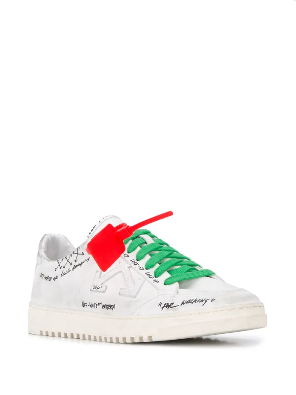 off white graffiti sneakers