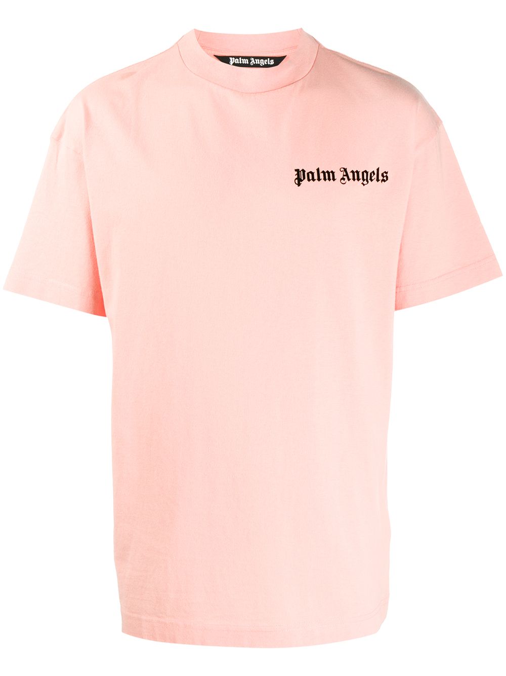 Shop Palm Angels Logo Print T-shirt In Pink