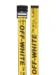 Off-White logo print belt
