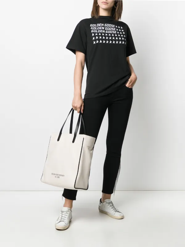 golden goose canvas tote