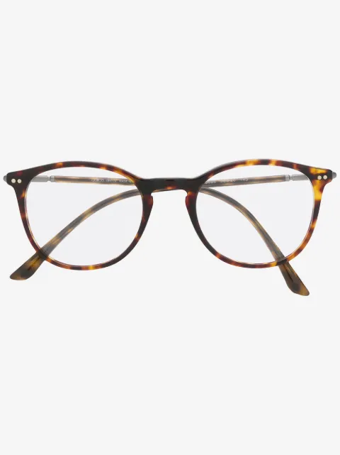 Giorgio Armani angular glasses
