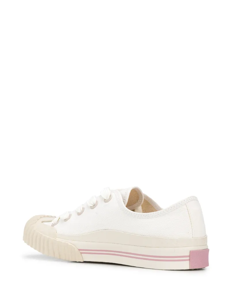 ACNE STUDIOS LOGO PATCH CANVAS SNEAKERS